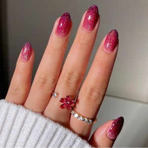 Glitter topcoat voor gellak met sprankelend effect